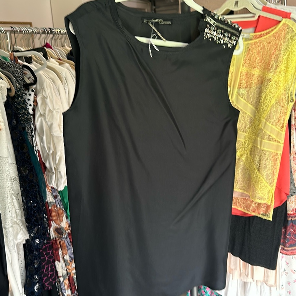 All Saints Black Blouse